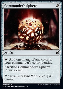 Commander's Sphere C19-212 Common Excellent Englisch