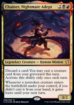 Chainer, Nightmare Adept C19-39 Mythic Good Englisch Foil