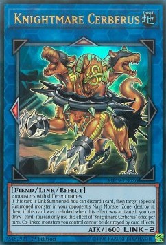 Albtraumritter Zerberus MP19-026 Ultra Rare Excellent Deutsch 1. Auflage
