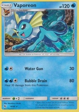 Aquana HIF-18 Holo Rare Light Played Deutsch