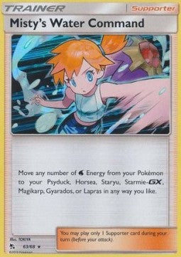Mistys Wasserkontrolle HIF-63 Holo Rare Light Played Deutsch