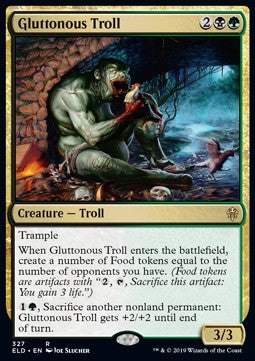 Gluttonous Troll XELD-327 Rare Near Mint Englisch