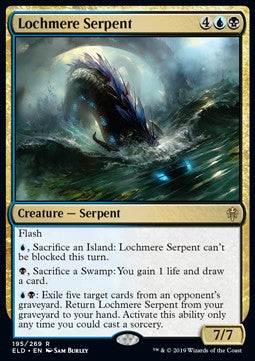 Lochmere Serpent ELD-195 Rare Near Mint Englisch Foil