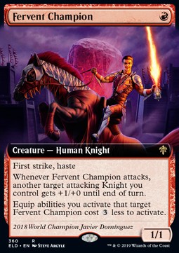 Fervent Champion XELD-360 Rare Near Mint Englisch