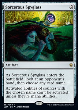 Sorcerous Spyglass ELD-233 Rare Near Mint Englisch