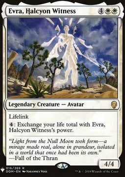 Evra, Halcyon Witness MYS-16 Rare Near Mint Englisch