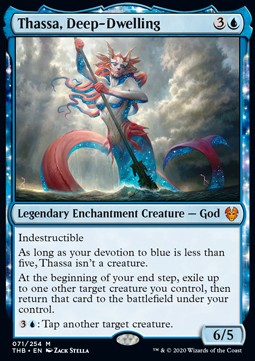 Thassa, Deep-Dwelling THB-71 Mythic Near Mint Englisch Foil