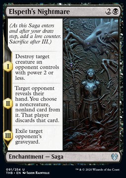 Elspeth's Nightmare THB-91 Uncommon Excellent Englisch Foil