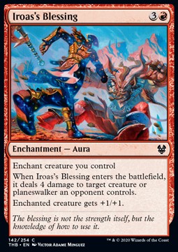 Iroas's Blessing THB-142 Common Excellent Englisch Foil