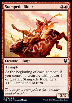 Stampede Rider THB-155 Common Played Englisch