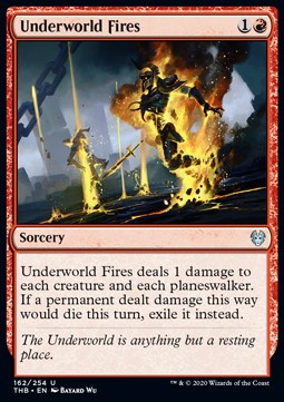 Underworld Fires THB-162 Uncommon Light Played Englisch