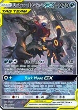 Nachtara & Darkrai GX SM-241 Promo Near Mint Deutsch