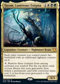 Tayam, Luminous Enigma C20-16 Mythic Excellent Englisch Foil
