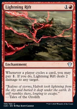 Lightning Rift C20-155 Uncommon Excellent Englisch