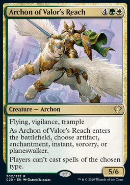 Archon of Valor's Reach C20-202 Rare Near Mint Englisch