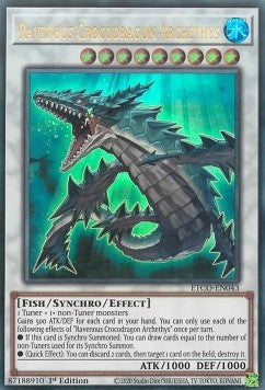 Gefräßiger Krokodrache Archethys ETCO-043 Ultra Rare Near Mint Deutsch 1. Auflage