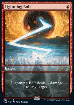 Lightning Bolt (V.1) SLD-83 Rare Excellent Englisch Foil