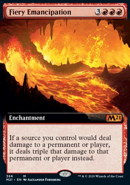 Fiery Emancipation XM21-366 Mythic Excellent Englisch Foil