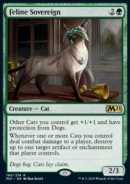 Feline Sovereign M21-180 Rare Near Mint Englisch