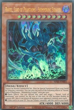 Raviel, Herr der Phantome - Schimmernder Kratzer SDSA-001 Ultra Rare Good Deutsch 1. Auflage
