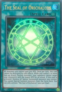 Das Siegel von Orichalcos (V.1) DLCS-137 Ultra Rare Light Played Deutsch 1. Auflage