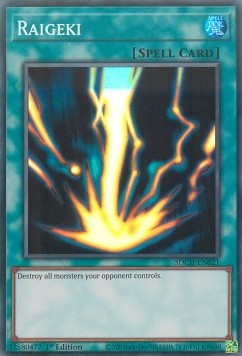 Raigeki SDCH-021 Super Rare Good Deutsch 1. Auflage