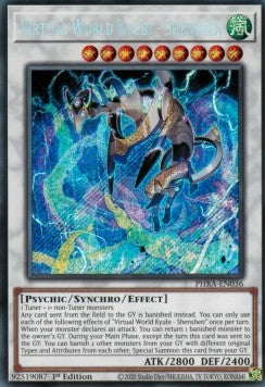 Kyubi der Virtualwelt - Shenshen PHRA-036 Secret Rare Excellent Deutsch 1. Auflage