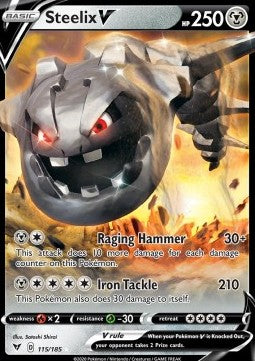 Steelix V VIV-115 Ultra Rare Near Mint Englisch