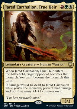 Jared Carthalion, True Heir CMR-281 Rare Excellent Englisch Foil
