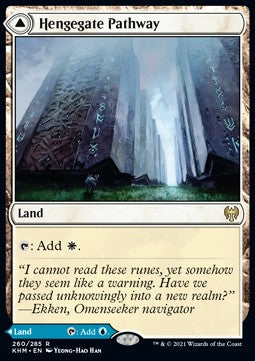 Hengegate Pathway // Mistgate Pathway KHM-260 Rare Excellent Englisch