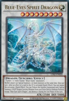 Blauäugiger Geisterdrache (V.1) LDS2-020 Ultra Rare Near Mint Deutsch 1. Auflage