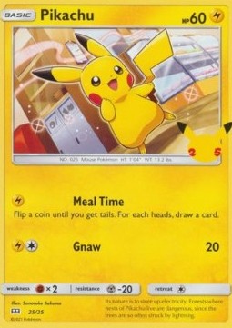 Pikachu MCD25-25 Promo Light Played Deutsch