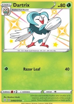 Dartrix SHF-SV2 Secret Rare Excellent Englisch
