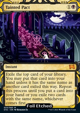 Tainted Pact (V.3) STA-33 Mythic Excellent Englisch Foil