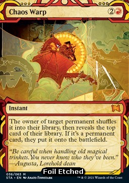 Chaos Warp STA-36 Mythic Excellent Englisch Foil