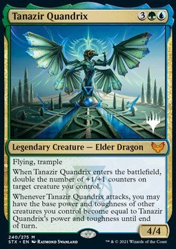Tanazir Quandrix (V.2) PSTX-240 Mythic Excellent Deutsch
