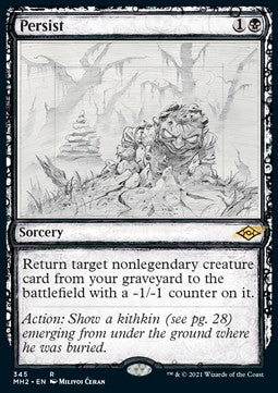 Persistieren (V.1) XMH2-345 Rare Near Mint Deutsch Foil