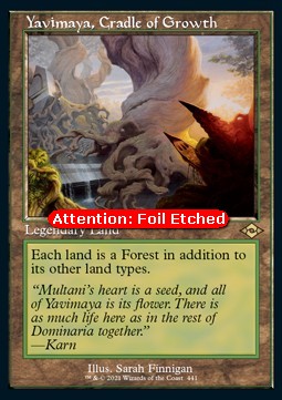 Yavimaya, Cradle of Growth XMH2-441 Rare Good Englisch Foil