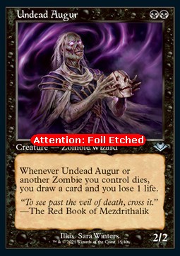 Untoter Augur (V.2) RMH2-15 Uncommon Good Deutsch Foil