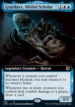 Grazilaxx, Illithid Scholar XAFR-367 Rare Poor Englisch