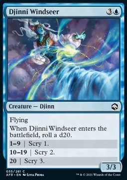 Windseher-Djinni AFR-55 Common Near Mint Deutsch
