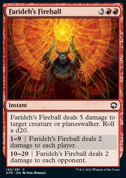 Faridehs Feuerball AFR-142 Common Near Mint Deutsch