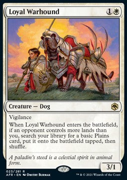 Loyal Warhound AFR-23 Rare Near Mint Englisch