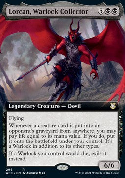 Lorcan, Warlock Collector XAFC-296 Rare Near Mint Englisch