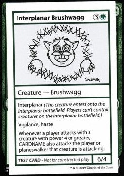 Interplanar Brushwagg MYSPT- Special Near Mint Englisch