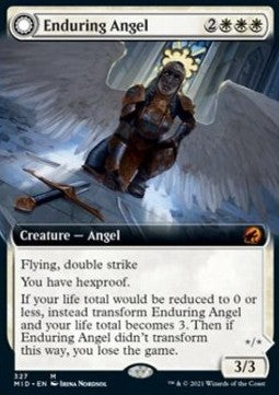 Enduring Angel // Angelic Enforcer XMID-327 Mythic Near Mint Deutsch Foil