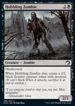 Hobbling Zombie MID-106 Common Excellent Englisch Foil