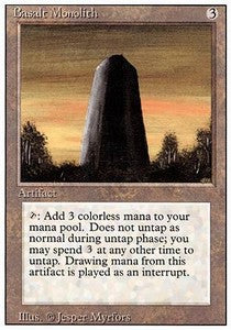 Basalt Monolith 3ED- Uncommon Light Played Englisch