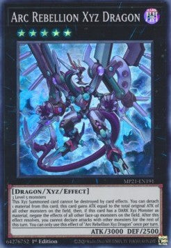Arc-Rebellions-Xyz-Drache MP21-191 Super Rare Near Mint Deutsch 1. Auflage