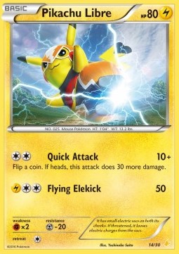 Pikachu Libre TK9-P-14 Promo Played Englisch